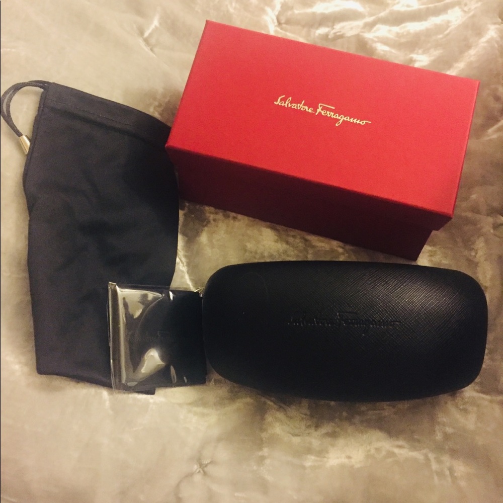 NEW Salvatore Ferragamo Sunglasses Case